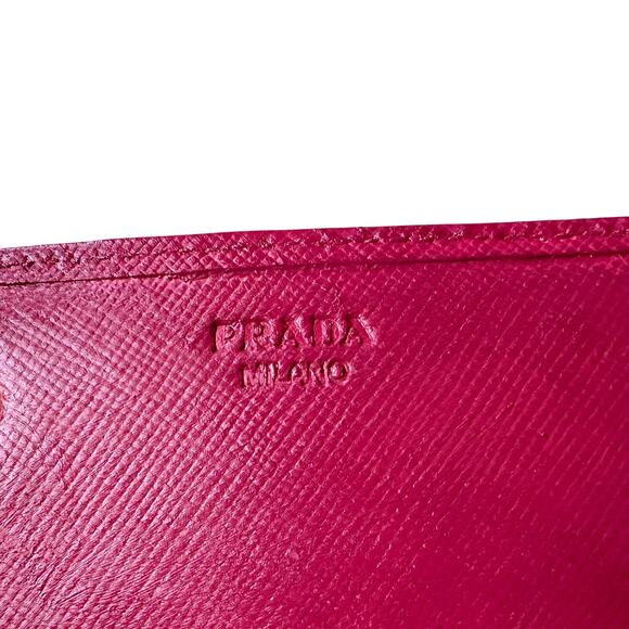 PRADA Milano Fiocco Ribbon Saffiano Leather Long Wallet - Picture 7 of 11
